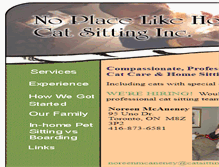 Tablet Screenshot of catsitting.com